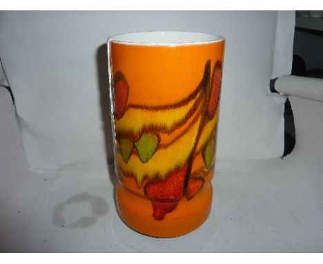 A POOLE POTTERY DELPHIS PATTERN VASE, height approximately 23cm 