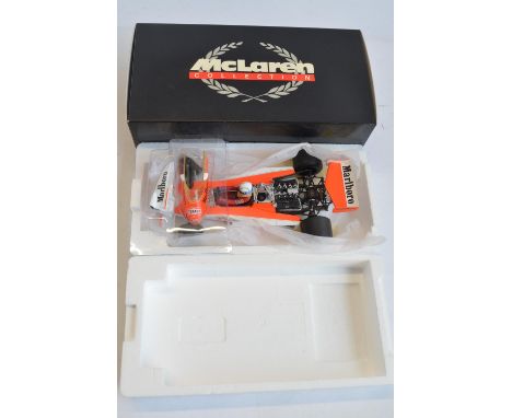 Boxed Minichamps (Paul's Model Art) McLaren Collection McLaren Ford M23, J.Mass 1976 (530 761812) in near mint condition, box