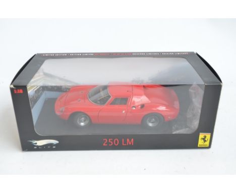 Hot Wheels Elite 1/18 scale limited edition diecast Ferrari 250 LM (P9900), with poseable doors, working steering, detailed f