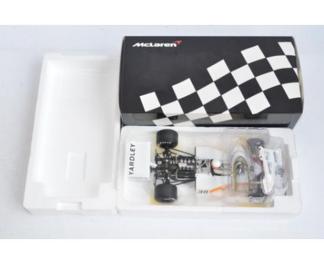 Minichamps (Paul's Model Art) 1/18 scale diecast McLaren Ford M23 Yardley/J. Scheckter 1973 (530 731830) in mint condition wi