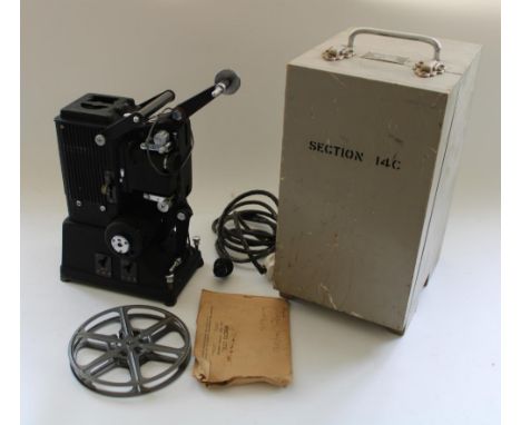 Specto 14C/3333 cine projector in original grey painted case 
