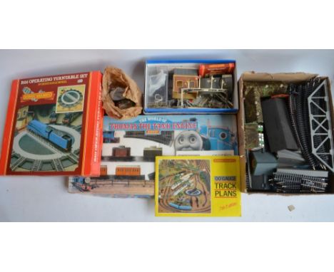 Collection of previously run OO gauge Hornby railway models   to include Thomas The Tank Engine set, R350 Percy 0-4-0 tank en
