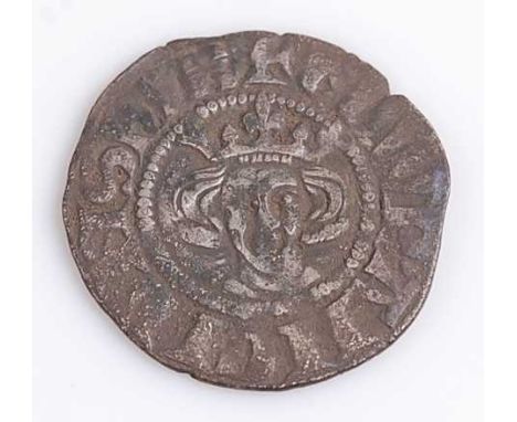 England, Edward I (1272-1307) silver penny, obv; crowned front facing bust, rev; long cross with three pellets in angles. (1)