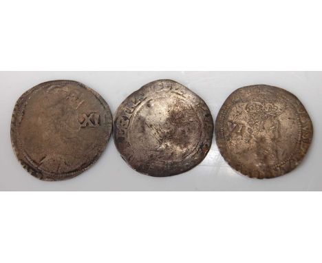 England, 1566 silver sixpence, Elizabeth I (1558-1603) bust facing left, rev; quartered shield with long cross dividing date,