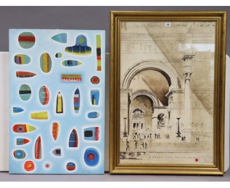 Twenty-six various decorative paintings and prints.