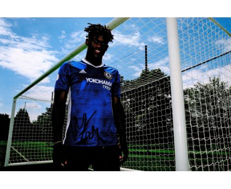 Michy Batshuayi signed Chelsea 12x8 colour photo. Michy Batshuayi-Atunga (born 2 October 1993) is a Belgian professional foot