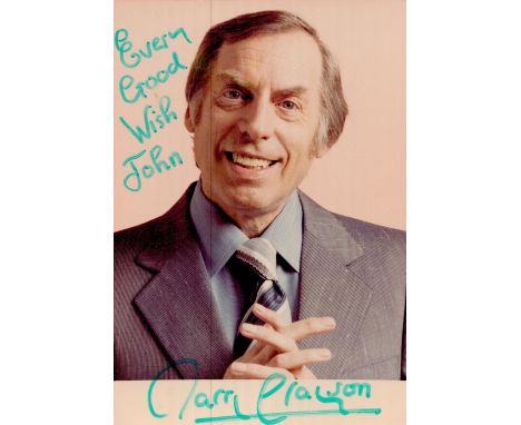 Larry Grayson signed 5x3 colour photo dedicated. Larry Grayson (31 August 1923 - 7 January 1995), born William Sulley White, 