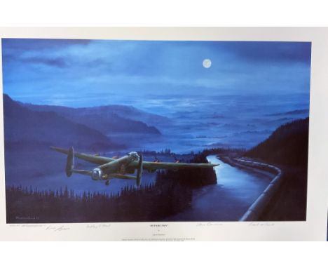 John Rutherford Multi Signed Artist Proof 4/50 Colour 27x18 Print titled Retribution Handsigned in Pencil by Grant McDonald, 