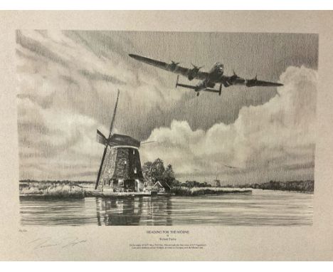 Richard Taylor Handsigned Limited Edition 16/50 Colour 20x16 Print Titled Heading for the Mohne. Signed in Pencil by the Arti