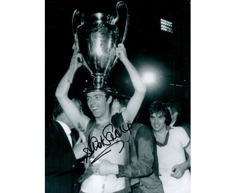 David Sadler signed 8x6 Manchester United black and white photo.  David Sadler (born 5 February 1946 in Yalding, Kent, Englan