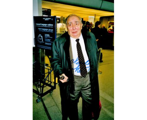 Claude Chabrol signed 12x8 colour photo. Claude Henri Jean Chabrol (24 June 1930 - 12 September 2010) was a French film direc