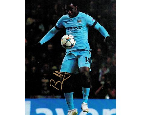 Benjamin Mendy signed Manchester City 12x8 colour photo. Benjamin Mendy (born 17 July 1994) is a French professional football