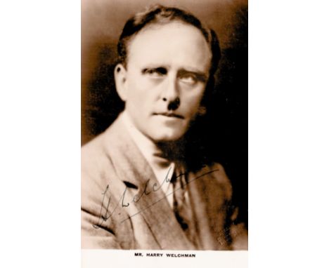 Harry Welchman signed 5x3 sepia vintage photo. Harry Welchman (24 February 1886 - 3 January 1966) was an English star of musi