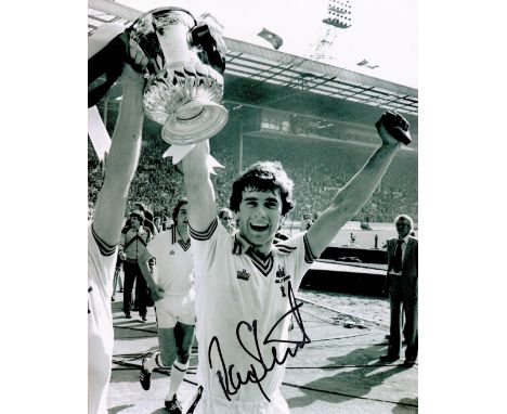 Ray Stewart signed West Ham United 1980FA Cup Winners 10x8 black and white photo. Raymond Struan McDonald Stewart (born 7 Sep