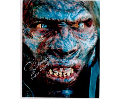 Sala Baker (Man Flesh) Handsigned 10x8 Colour Photo of Man Flesh in Lord Of The Rings. Good condition. All autographs come wi