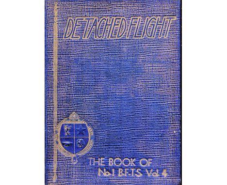 Moxham F W. Detached Flight vol 4. A Multi signed hardback book. Signed by Squadron Leader A Beverage, Flt Lt E J L Robb, A A
