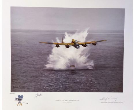 Robin Smith Multi signed Colour 17x20 Print Titled Too Low…Too Slow? Limited Edition 126/150. Handsigned in Pencil by Sgt Eri