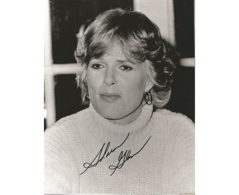 Actress Sharon Gless signed 10x8 black and white photo.  Sharon Marguerite Gless (born May 31, 1943) is an American actress, 