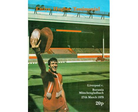 Emlyn Hughes Testimonial Vintage Programme. Good condition. All autographs come with a Certificate of Authenticity. We combin