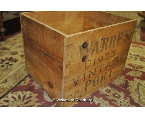 Three vintage wooden crates