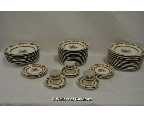 Limoges part tea service comprising mainly of plates, bowls and side plates