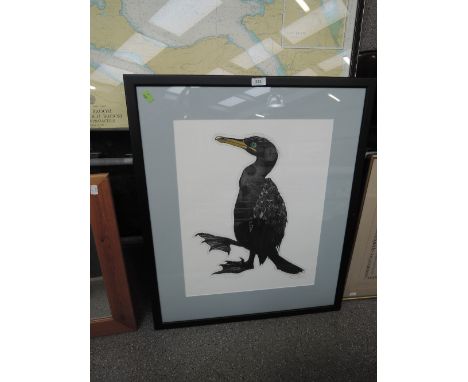 A limited run print after Alen D Moore of a dancing Gannett 