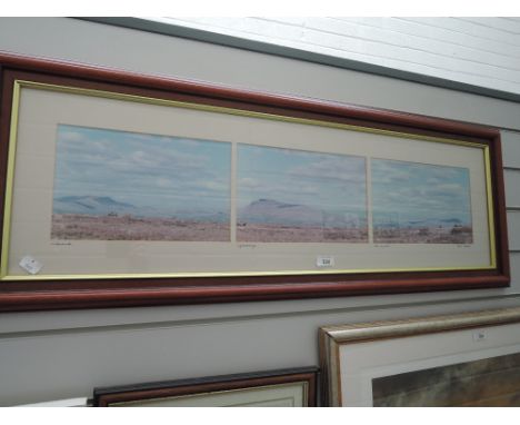 A vintage three part print after Ruth Kendall Lakeland interest
