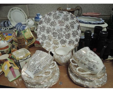 A vintage part tea service by Royal Vale