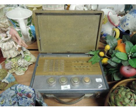 A vintage transistor radio by Pye