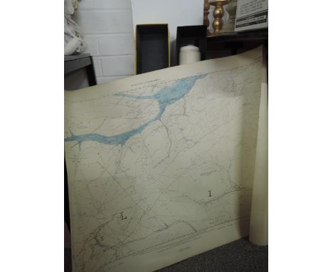 A selection of ordnance survey maps and geological reference guides including Southampton