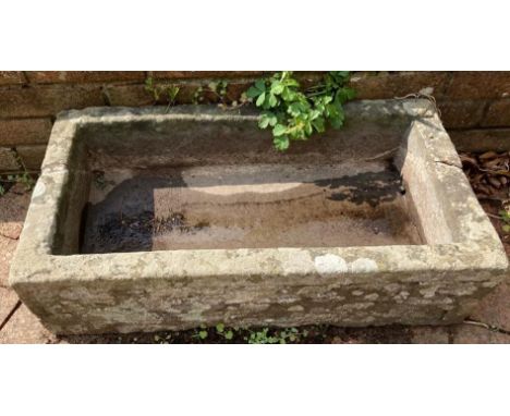 Local stone trough,&nbsp;76cm x 42cm x 20cm