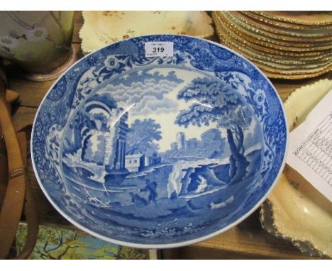 A Copeland Spode Italian pattern bowl, diameter 10ins