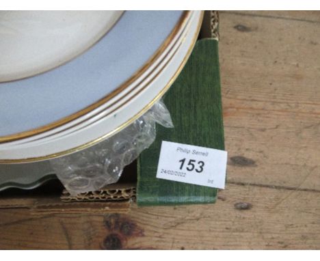 A box of china, to include Royal Doulton and Royal Worcester