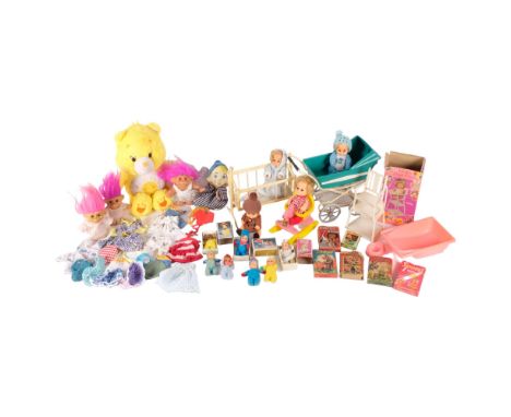 A quantity of various Vintage toys and accessories, including various items associated with Palitoy Carrie and Christopher do