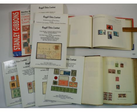All World: Box containing GB SG album, green all world album, SG Commonwealth &amp; Br Empire Cat, 2005 Edn, and high quality