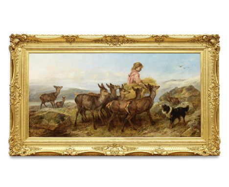 Richard Ansdell, RA (British, 1815-1885)The Forester's Pets signed and dated 'R. Ansdell/1878' (lower right), indistinctly in