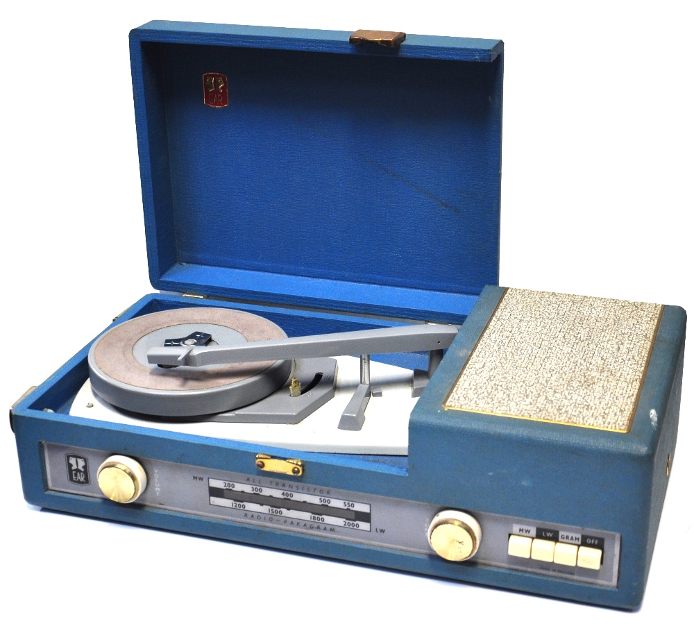 A c.1960s portable EAR record player.