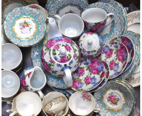 A part Royal Albert "Enchantment" tea service and further tea wares. CONDITION REPORT Twelve tea plates, twelve saucers, twel