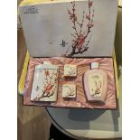 Vintage Max Factor Gift Set Hypnotique Talc & Swedish Formula Hand Cream(Rare, Collectible