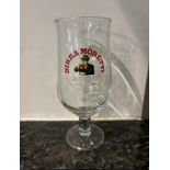 Case of 50 Birra Moretti Autentica Beer Glasses Official Branded Glassware