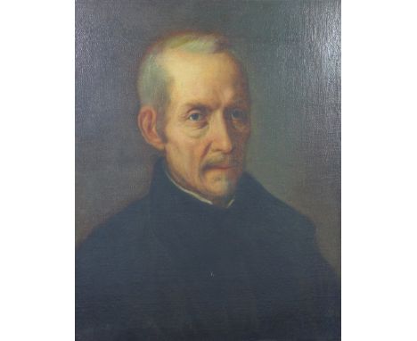Half length reproduction portrait of a gent, oil on canvas, unsigned, in a gilt frame, 47 x 57cm 