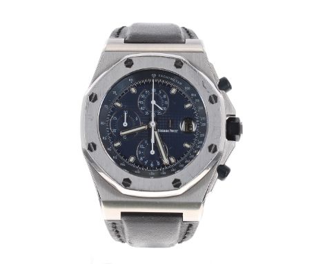Audemars Piguet Royal Oak Offshore chronograph automatic stainless steel gentleman's wristwatch, ref. E99067, no. 25xx, circu
