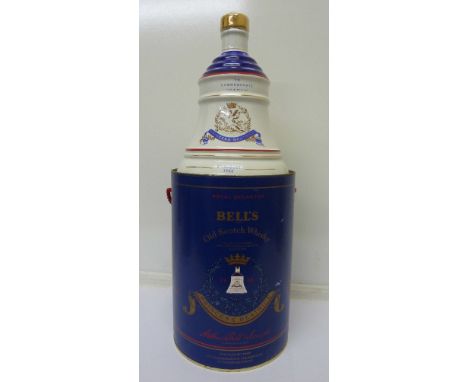 A Bells Old Scotch Whisky Princess Beatrice 1988 decanter sealed with contents, boxed