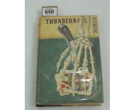 Ian Fleming First Edition copy of 'Thunderball' hardback with protected dustcover 