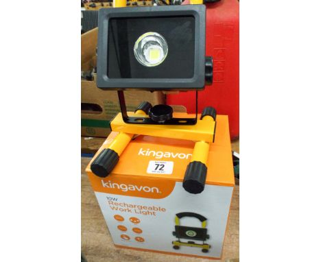 A new 10 watt super strong rechargeable work light 