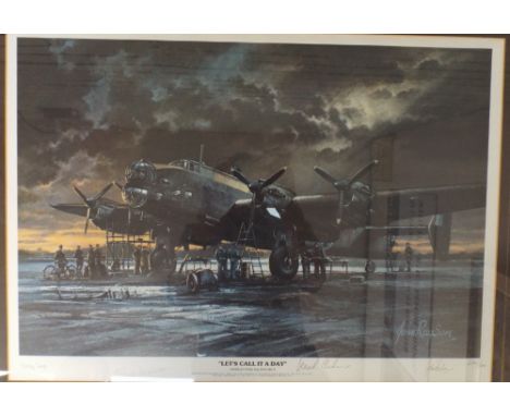 Signed limited edition print of 'Lets call it a Day' 35cm x 53cms 