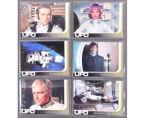 UFO (Gerry Anderson) - Ed Bishop (1932-2005 Ed Straker) - scarce autographed Cards Inc trading card. Signed in silver ink to 