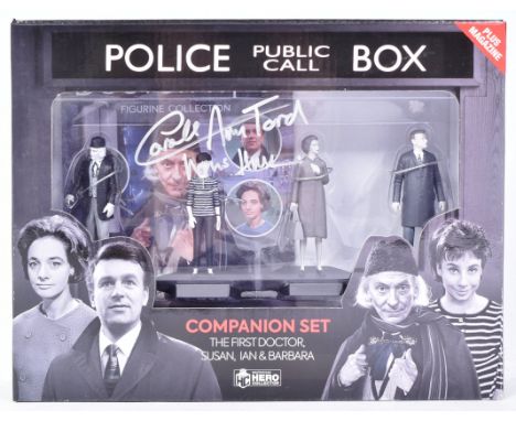 Doctor Who - The First Doctor - Carole Ann Ford (Susan) and Waris Hussein (Director - An Unearthly Child) - autographed Eagle