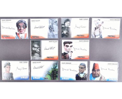 Stingray &amp; Fireball XL5 (Gerry Anderson) - Unstoppable Cards - a collection of x10 signed trading cards. Autographs compr