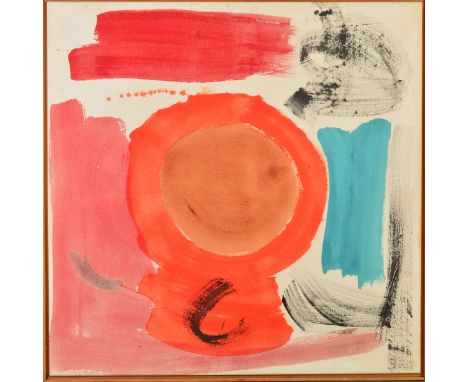 MALI MORRIS R.A. (BRITISH 1945), 'Gold Wisp I', an abstract composition, signed, titled and dated 1983 and verso, acrylic on 